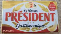 Président Beurre doux gastronomique 250 g